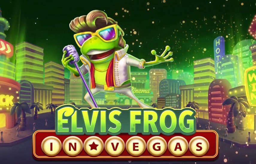 Elvis Frog in Vegas Slot