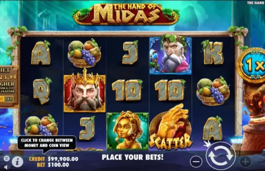 The Hand of Midas Slot